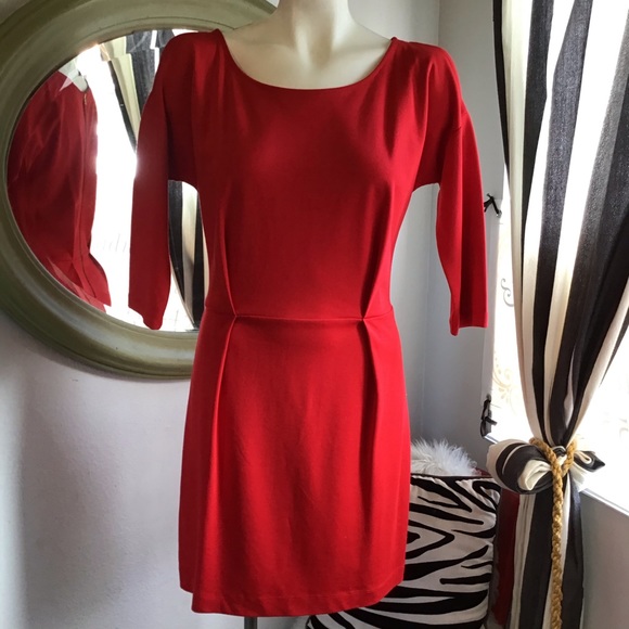 Ming Collection Red Bodycon Dress - Picture 1 of 7